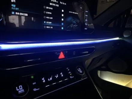 진주 현대 쏘나타DN8 에이비클 무빙엠비언트v4 순정연동 작업후 실내 모습 몰아보기 / 진주, 창원