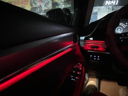 진주튜닝 더뉴그랜저ig 순정 연동 에이비클 RGB 기본 도어4 센터2 실내 무드등 꾸미기 / 진주, 창원