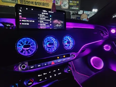 진주 기아 스팅어 마이스터  카식스 에이비클 무빙 엠비언트 1호차 시공 실내 튜닝 영상 리뷰 / 진주, 창원