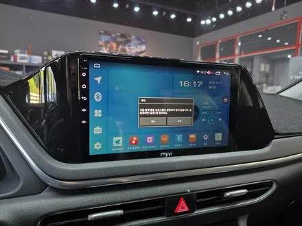진주 튜닝 쏘나타dn8 10인치 안드로이드올인원 마이비 어라운드뷰 연동 시공후 모습 / 진주, 창원
