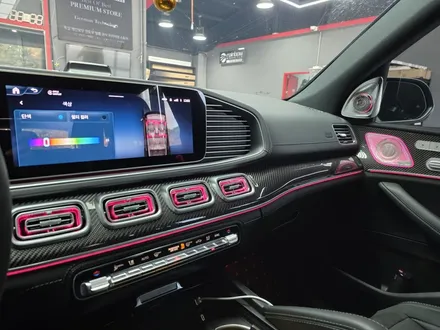 진주 레트로핏 벤츠gle 53amg 실내 송풍구.부메스터.미드커버 엠비언트 실내 구경하기 / 진주, 창원