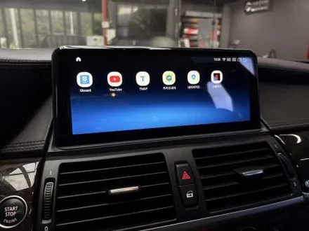 진주 BMW X6 (E71) 안드로이드 올인원 10.25인치 내비게이션 장착 후기 / 진주, 창원