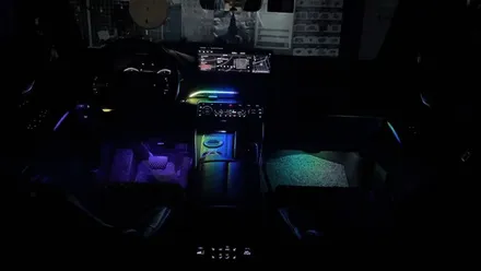 사천에서 오신 제네시스 Gv80 뿜뿌오셔서 에이비클 무빙엠비언트 v4로 장착해버린 고객님 / 진주, 창원