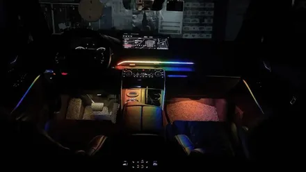 사천에서 오신 제네시스 Gv80 뿜뿌오셔서 에이비클 무빙엠비언트 v4로 장착해버린 고객님 / 진주, 창원