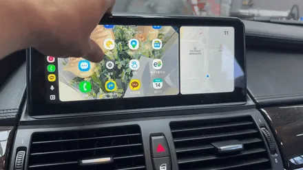 진주 BMW X6 (E71) 안드로이드 올인원 10.25인치 내비게이션 장착 후기 / 진주, 창원