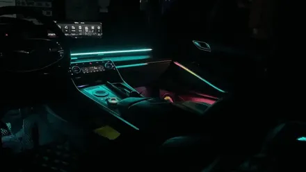 사천에서 오신 제네시스 Gv80 뿜뿌오셔서 에이비클 무빙엠비언트 v4로 장착해버린 고객님 / 진주, 창원