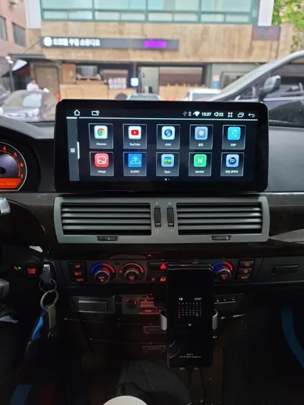 BMW 7시리즈 안드로이드 올인원 12.3인치+고화질 AHD 후방카메라 장착 / 서울 서초, 양재, 개