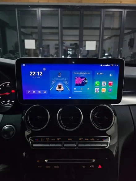벤츠 C 클래스 C200 W205 NTG 5.0 AUX  코딩 안드로이드 올인원+후방카메라 작업. / 서울 서초 양재동