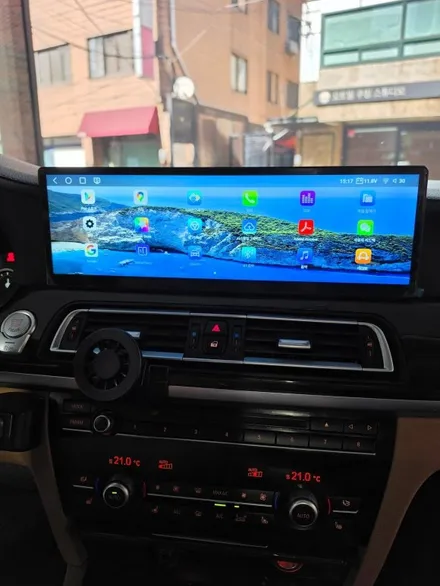 BMW 7시리즈(F02) | 클라이드코리아 15인치 와이드 안드로이드 올인원 깔끔 장착 후기 (사운드코디) / 서울 서초 양재동