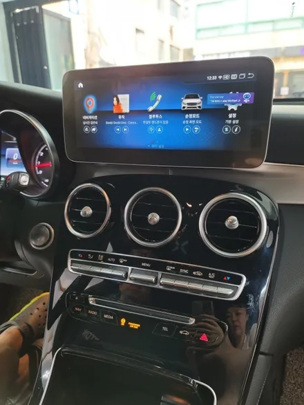 벤츠 GLC 300 안드로이드 올인원 10\