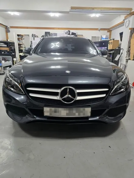벤츠 C 클래스 C200 W205 NTG 5.0 AUX  코딩 안드로이드 올인원+후방카메라 작업. / 서울 서초 양재동