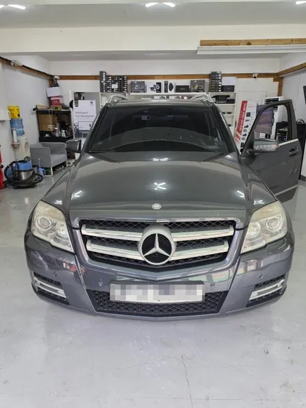 벤츠 GLK X204 클라이드 12.6인치 안드로이드 올인원 및 4채널 어라운드뷰 장착 후기 / 서울 서초 양재동