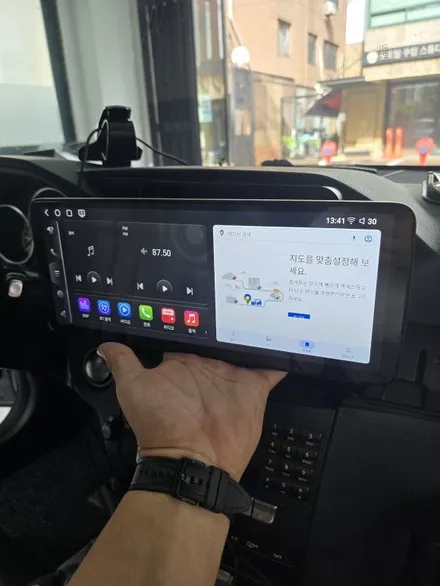 벤츠 E클래스 W212 퀄컴 스냅드래곤 680 12.3인치 작업. / 서울 서초 양재동