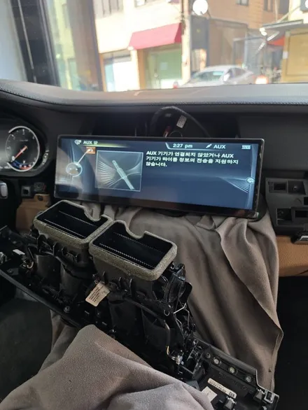 BMW 7시리즈(F02) | 클라이드코리아 15인치 와이드 안드로이드 올인원 깔끔 장착 후기 (사운드코디) / 서울 서초 양재동
