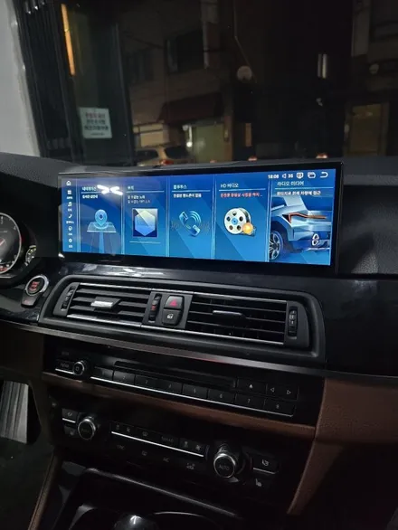 BMW 520D F10 클라이드코리아 15인치 안드로이드 올인원 작업. / 서울 서초 양재동