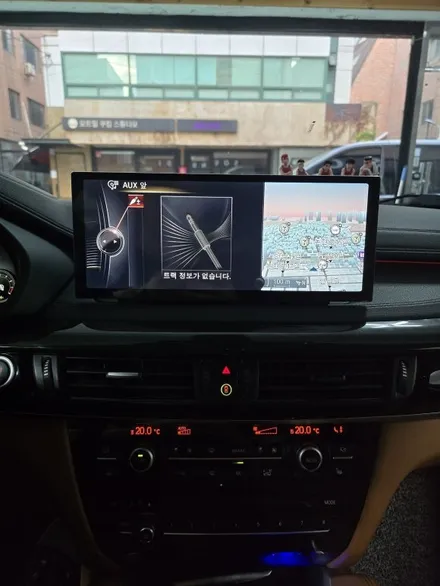 BMW X6 클라이드코리아 12.8인치 퀄컴 스냅드래곤 안드로이드 올인원 작업 / 서울 서초 양재동