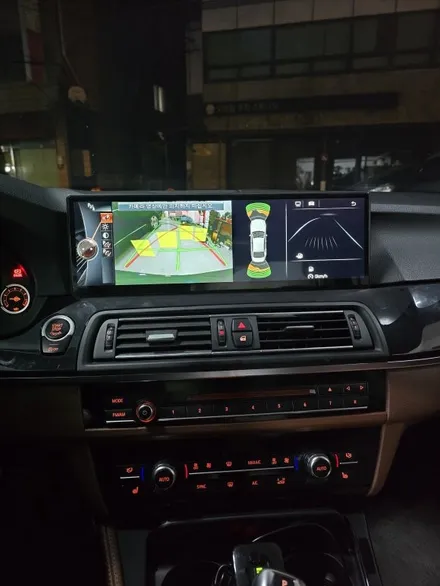 BMW 520D F10 클라이드코리아 15인치 안드로이드 올인원 작업. / 서울 서초 양재동
