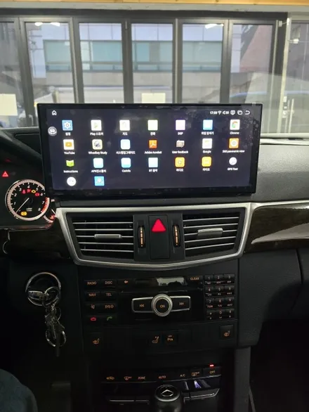 벤츠 E300 안드로이드올인원12.3\