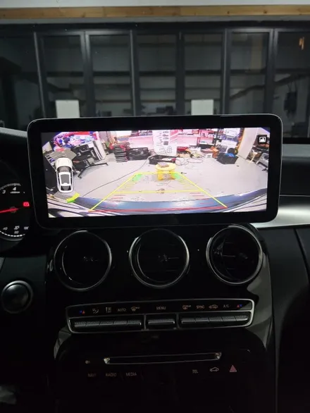 벤츠 C 클래스 C200 W205 NTG 5.0 AUX  코딩 안드로이드 올인원+후방카메라 작업. / 서울 서초 양재동