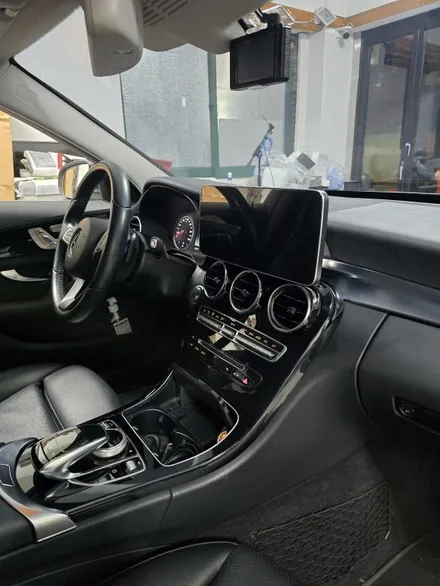 벤츠 C 클래스 C200 W205 NTG 5.0 AUX  코딩 안드로이드 올인원+후방카메라 작업. / 서울 서초 양재동