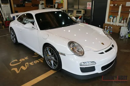포르쉐 911(997) GT3 래핑이야기(에이버리 레드) / 성남시 분당구 운중동