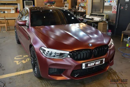 BMW M5의 한정판은 독특한 컬러를 가지고 있어 : BMW M5 무광 에디션 PPF / 성남시 분당구 운중동