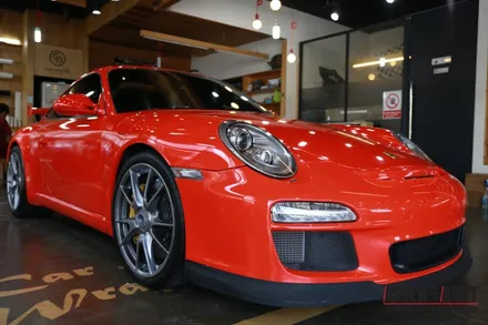 포르쉐 911(997) GT3 래핑이야기(에이버리 레드) / 성남시 분당구 운중동