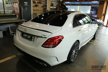 AMG C63 과 함께 하는 에일리언아지트의 클리프디자인 필름 시공 풀 패키지 / 성남시 분당구 운중동
