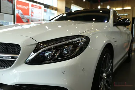 AMG C63 과 함께 하는 에일리언아지트의 클리프디자인 필름 시공 풀 패키지 / 성남시 분당구 운중동