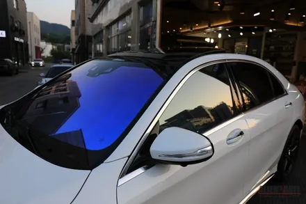 메르세데스 벤츠 AMG S63 전면 아이리스 측후면 블러스터 틴팅신차패키지 코팅 : 벤츠의 플레그쉽을 있는 그대로 보호하는법 / 성남시 분당구 운중동