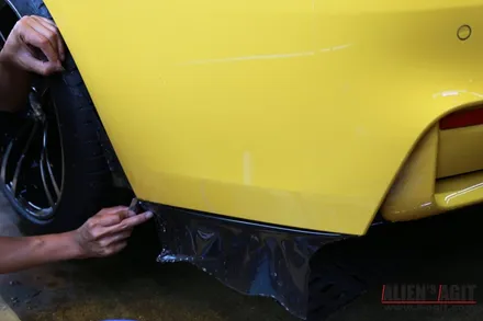 BMW M4 페인트워크 에디션에 클리프디자인 프리마X-PPF/윈드쉴드를 입혀보자. / 성남시 분당구 운중동