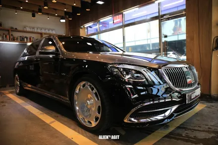 과거의 영광을... : 메르세데스 벤츠 S650 마이바흐 클리프디자인 프리마X PPF 시공 / 성남시 분당구 운중동