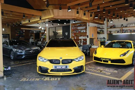BMW M4 페인트워크 에디션에 클리프디자인 프리마X-PPF/윈드쉴드를 입혀보자. / 성남시 분당구 운중동