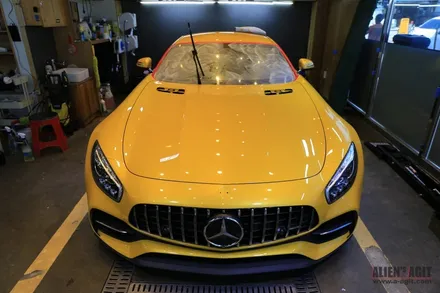메르세데스 AMG GTs 클리프디자인 프리마X PPF + 스페셜리티 윈드쉴드 보호 필름 : 고성능 슈퍼카를 완벽하게 보호하는 방법 / 성남시 분당구 운중동