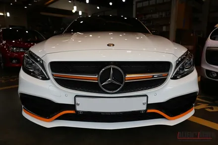 [에일리언 아지트] 메르세데스 (벤츠) AMG C63s 데칼 시공 / 성남시 분당구 운중동
