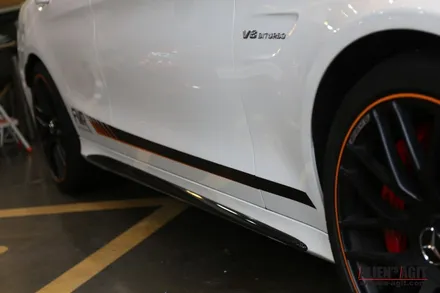 [에일리언 아지트] 메르세데스 (벤츠) AMG C63s 데칼 시공 / 성남시 분당구 운중동