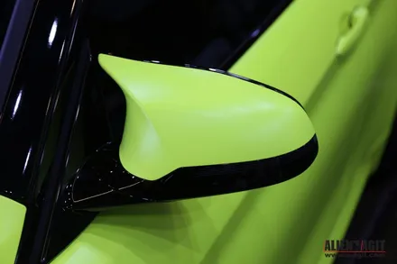 [에일리언 아지트] BMW M4 컨버터블 전체 형광 랩핑 / 성남시 분당구 운중동