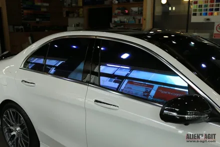 AMG C63 과 함께 하는 에일리언아지트의 클리프디자인 필름 시공 풀 패키지 / 성남시 분당구 운중동