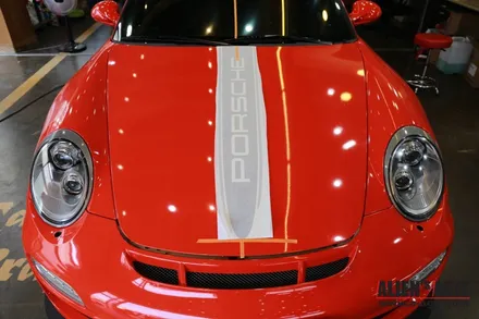 포르쉐 911(997) GT3 래핑이야기(에이버리 레드) / 성남시 분당구 운중동