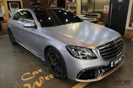 더뉴 메르세데스 AMG S63 4매틱+ 클리프디자인 무광 PPF시공 / 성남시 분당구 운중동