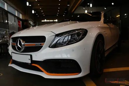 [에일리언 아지트] 메르세데스 (벤츠) AMG C63s 데칼 시공 / 성남시 분당구 운중동