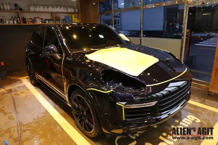 포르쉐의 SUV 카이엔 GTS PPF 시공기 by 클리프디자인 / 성남시 분당구 운중동