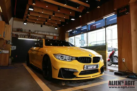 BMW M4 페인트워크 에디션에 클리프디자인 프리마X-PPF/윈드쉴드를 입혀보자. / 성남시 분당구 운중동