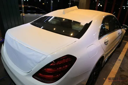 메르세데스 벤츠 AMG S63 전면 아이리스 측후면 블러스터 틴팅신차패키지 코팅 : 벤츠의 플레그쉽을 있는 그대로 보호하는법 / 성남시 분당구 운중동