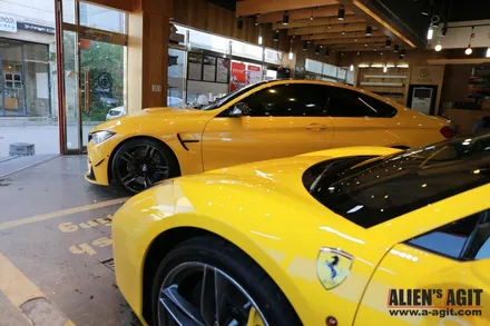 BMW M4 페인트워크 에디션에 클리프디자인 프리마X-PPF/윈드쉴드를 입혀보자. / 성남시 분당구 운중동