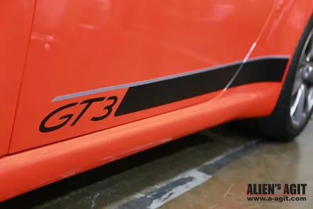 포르쉐 911(997) GT3 래핑이야기(에이버리 레드) / 성남시 분당구 운중동
