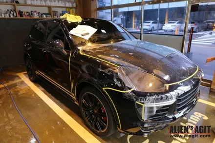 포르쉐의 SUV 카이엔 GTS PPF 시공기 by 클리프디자인 / 성남시 분당구 운중동