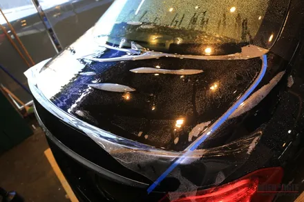 메르세데스 AMG E63 블랙슈트 코팅하기 / 성남시 분당구 운중동