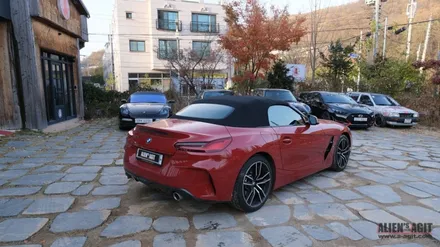 BMW의 3번째 악동 : BMW Z4 새틴 화이트 랩핑 / 성남시 분당구 운중동