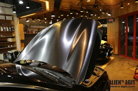 BMW7를 스타일리쉬하게, 브러쉬드 랩핑, 아이리스 틴팅. / 성남시 분당구 운중동